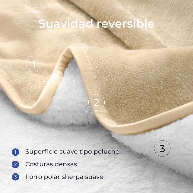 Foto 4 de 8 de Dreamzie - Manta Impermeable Perro y Gato Suave - 218x228 cm - Beige