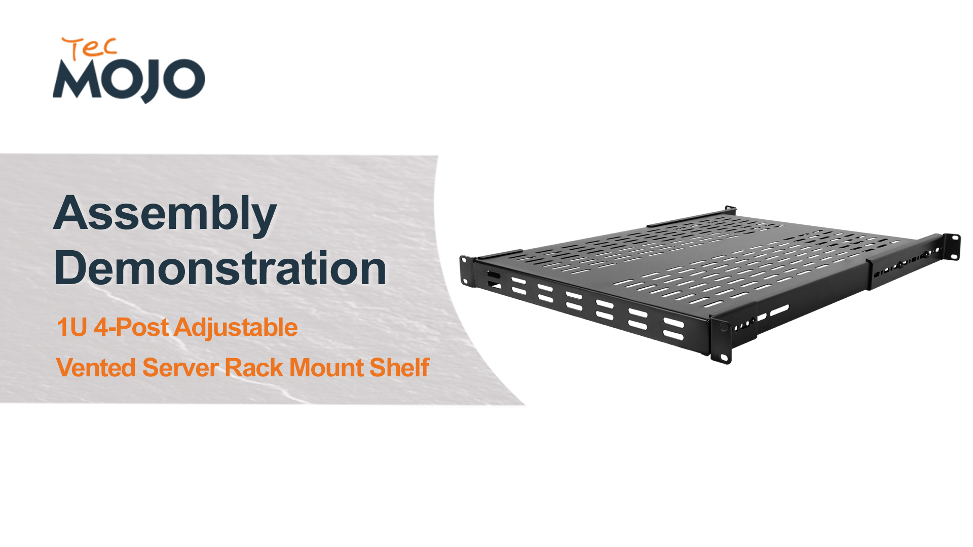 Amazon.com: Tecmojo 1U 4-Post Vented Server Rack Mount Shelf,13.8
