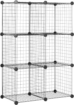 DecoBella Decorative Wire Cabinet - 6 Cubes