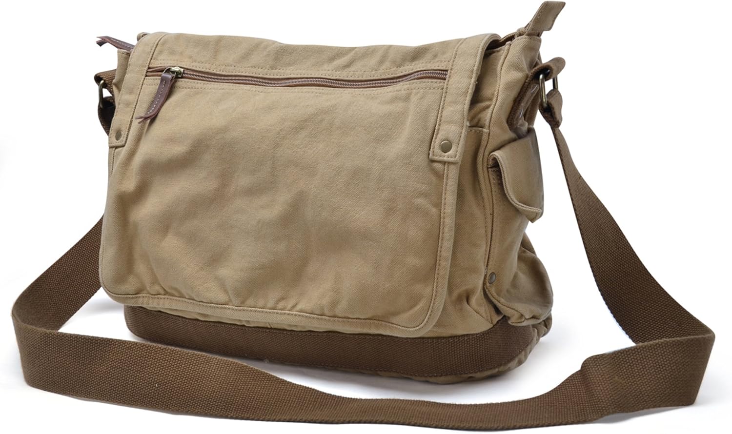 GOOTIUM Canvas Messenger Bag - Vintage Cross Body Shoulder Satchel - Image 5