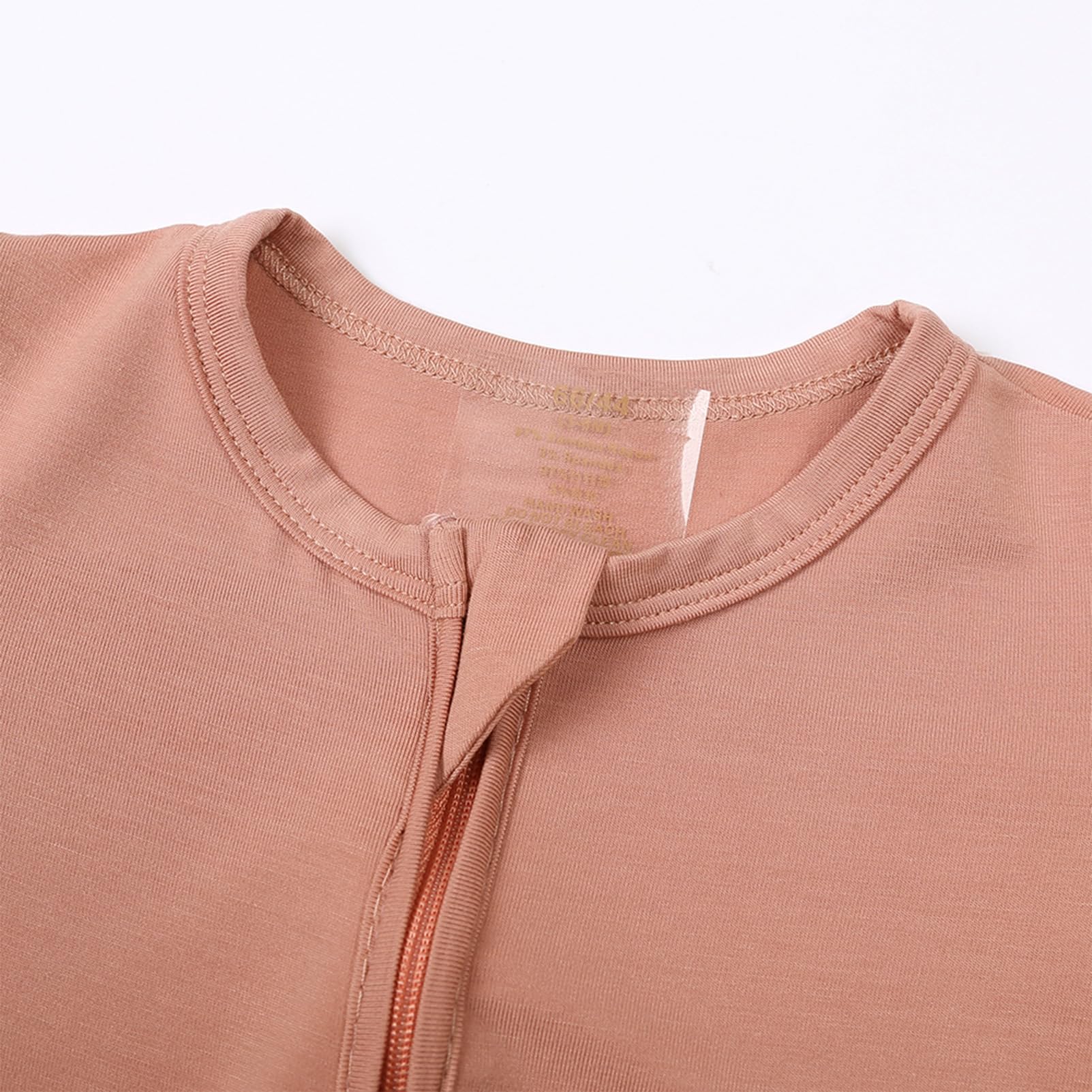 amropi Neonato Bimba Bimbo Pagliaccetto 3 pezzi Pigiama Manica Corta Jumpsuit Cerniera Tutine