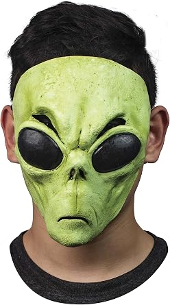 Ghoulish Productions Green Alien Mask Standard