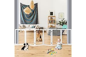 Dog Fence Door: 30&quot; Tall 144&quot; Wide Freestanding No-Assembly