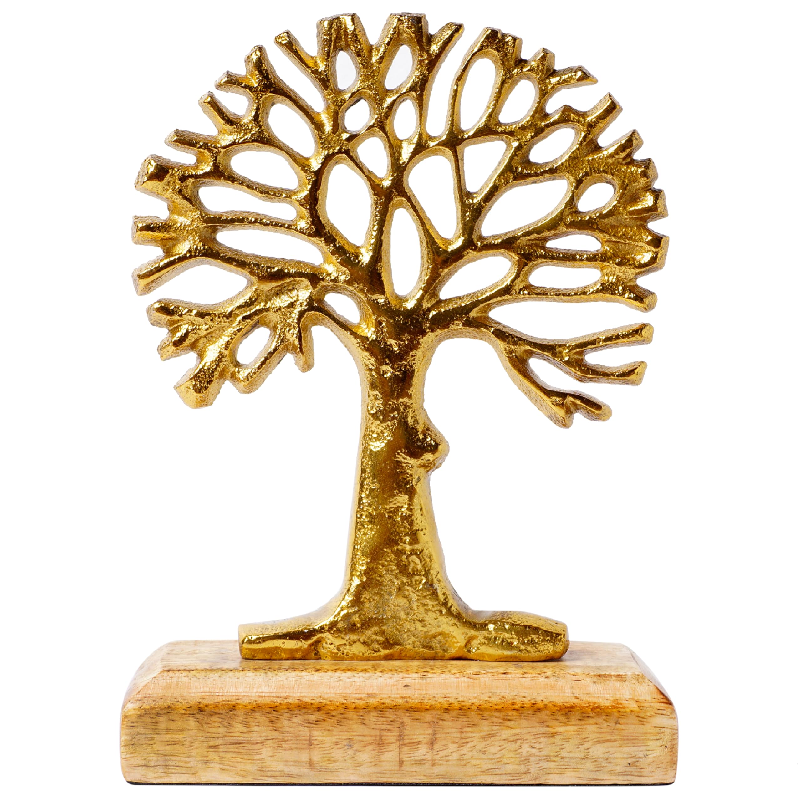 Tree of Life Showpiece for Home,Office,Table,Shelf,Desk,Bed Room.Home Decor Items for Living Room.Tree Figurines for Home Decor - Gold, 7 x 5 Inch