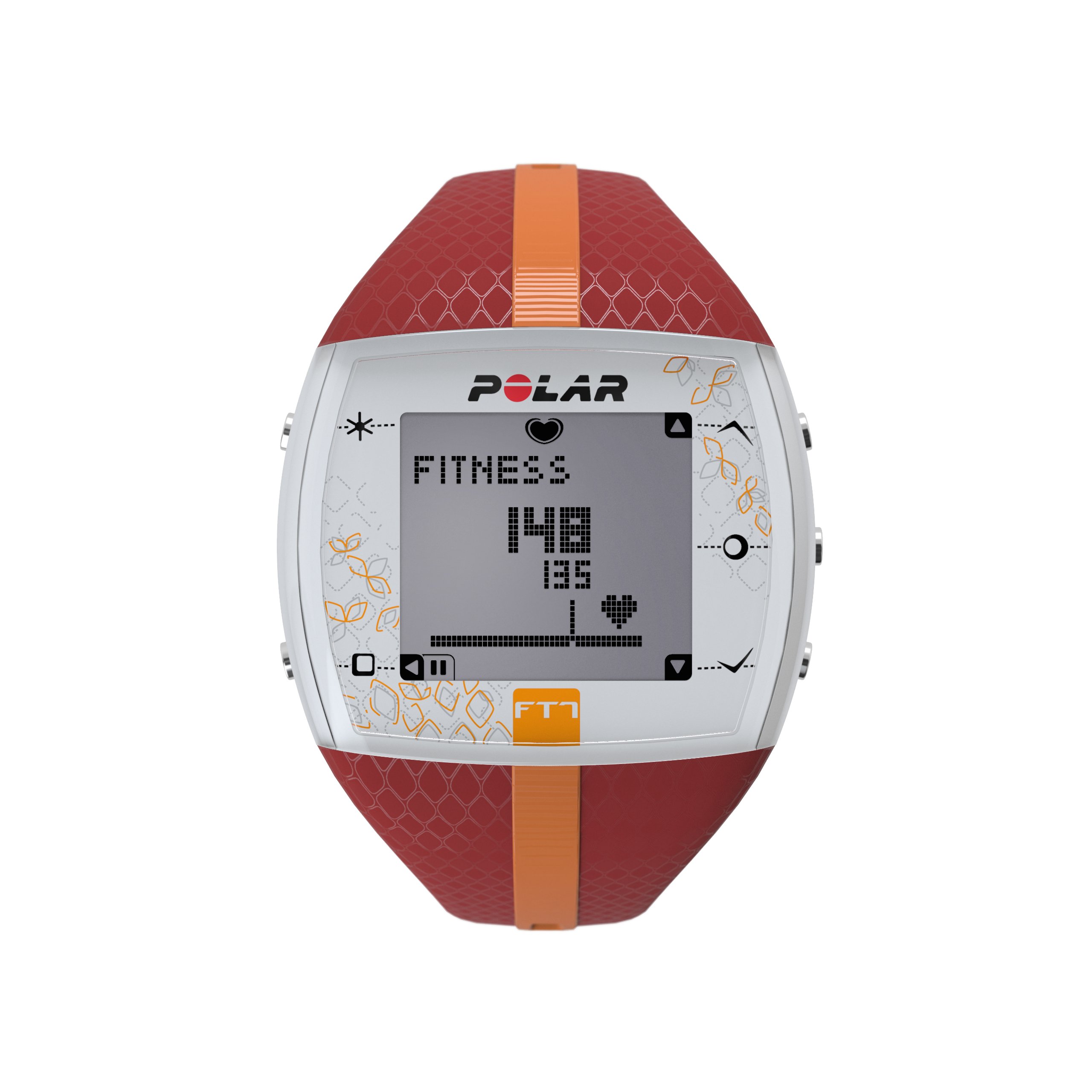 Polar USA Unisex FT7F Red/Orange Watch