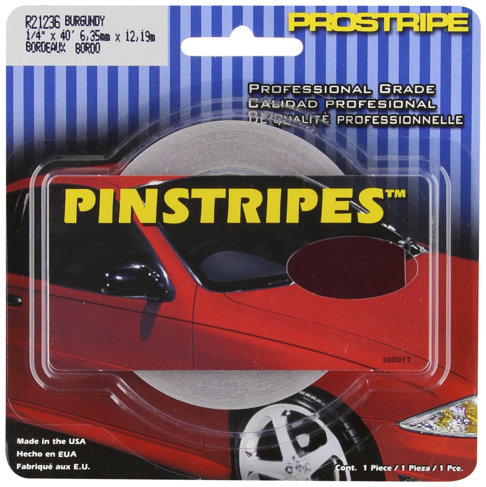 TrimbriteR21236 Prostripe 1/4X40'Burgundy