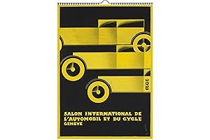 2023 Antique Car Calendar Wall Art with Vintage Vehicle Posters