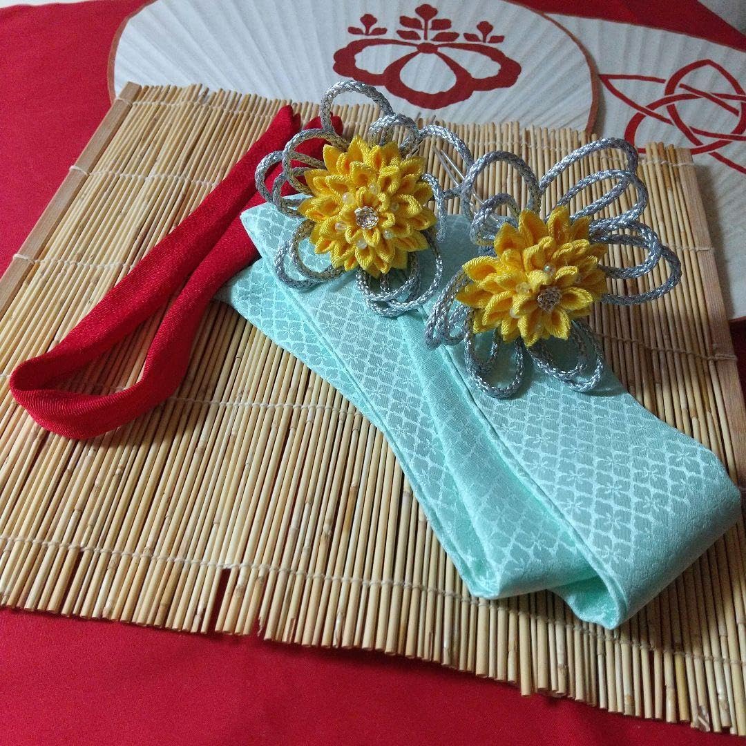 Amazon.co.jp: 祇園祭 舞妓 勝山 ちんころ髪飾り おふく セット : おもちゃ 