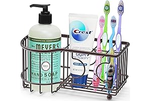 Simple Houseware 6-Slot Oil Rubbed Bronze Toothbrush Holder