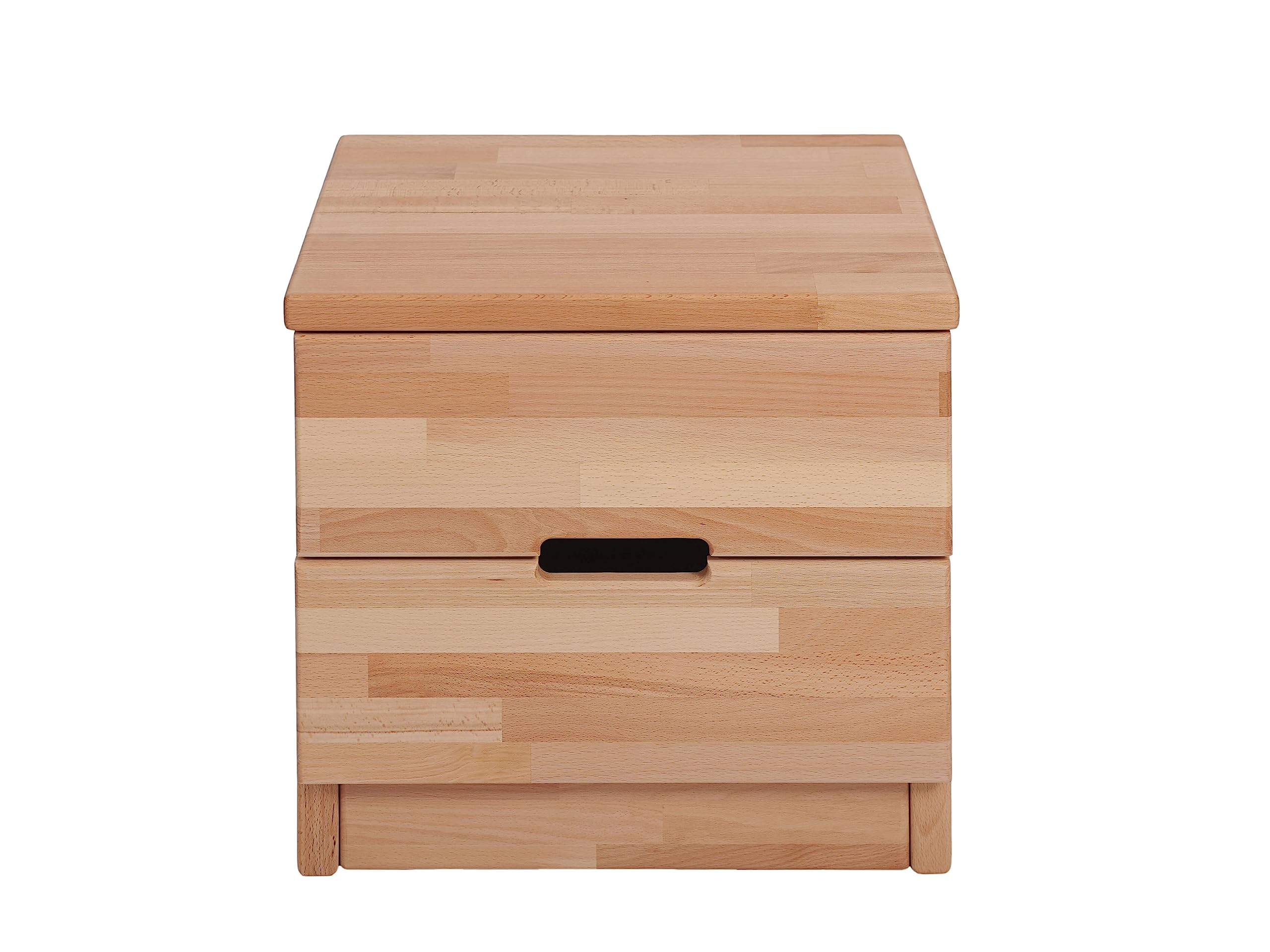 Krok Wood Nachttisch ELSA aus Massivholz 40x40x40 cm (in Buche)