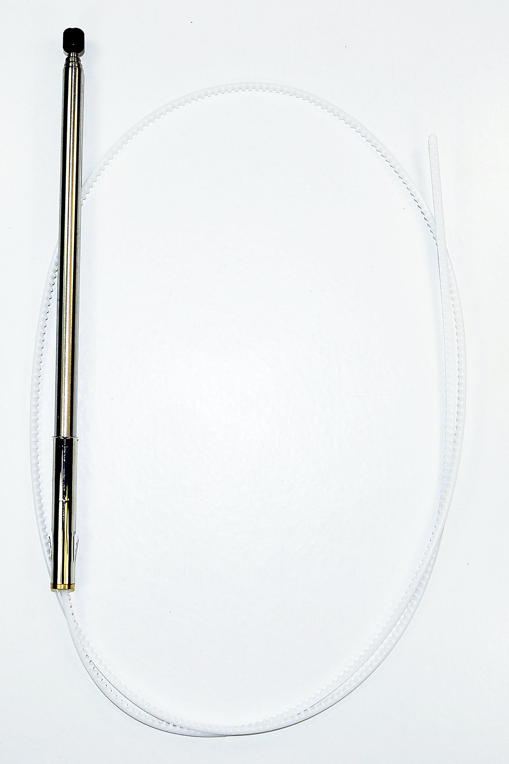 AntennaMastsRus - Power Antenna Mast is Compatible with Volvo S40 (1996-2003) - with Teeth - Part Number 3345775