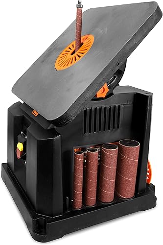 Miniatura 4 de WEN WEN AT6535 - Lijadora de husillo oscilante de 3.5 amperios y barra de limpieza abrasiva POWERTEC 71002 para correas de lijado y discos  Borrador