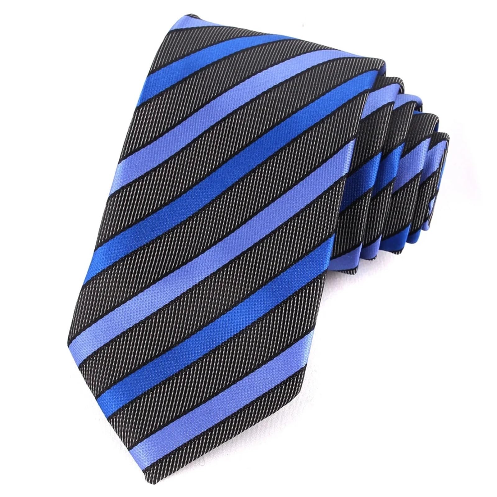 ROEUIPG Jacquard Plaid Tie For Men Women Polyester Striped Neck Tie for Wedding Business Adult Suits Skinny Ties Slim Men Necktie For Wedding Formal Business(LD63705)