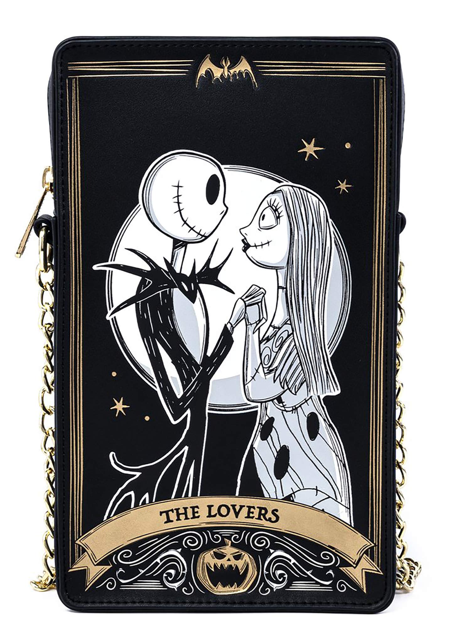 Loungefly x Disney The Nightmare Before Christmas Tarot Cards Double Sided Crossbody Bag