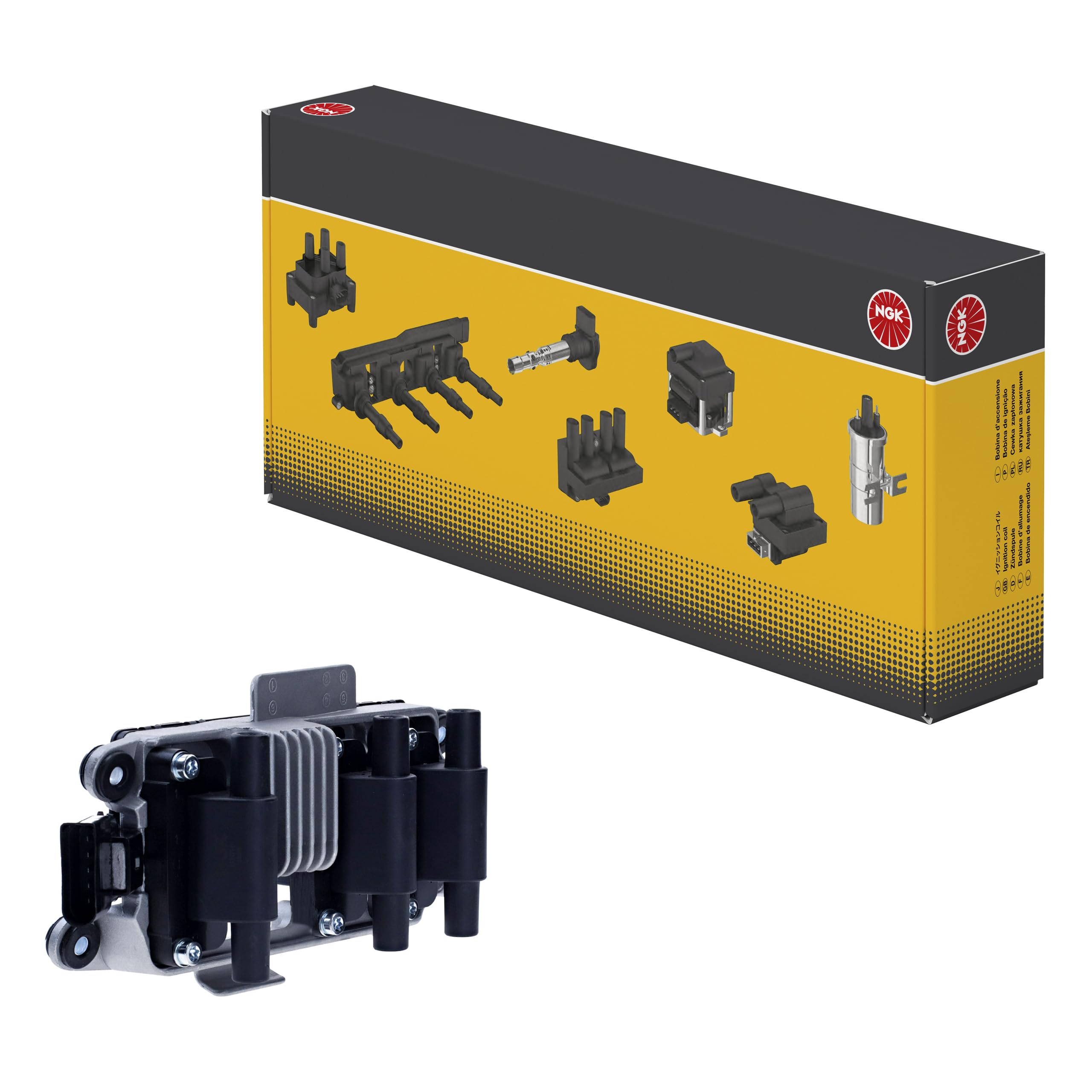 IGNITION COIL 48037 FOR SKODA VW AUDI 100 A4/S4/Convertible A6/S6 500 A8/S8 2.8L