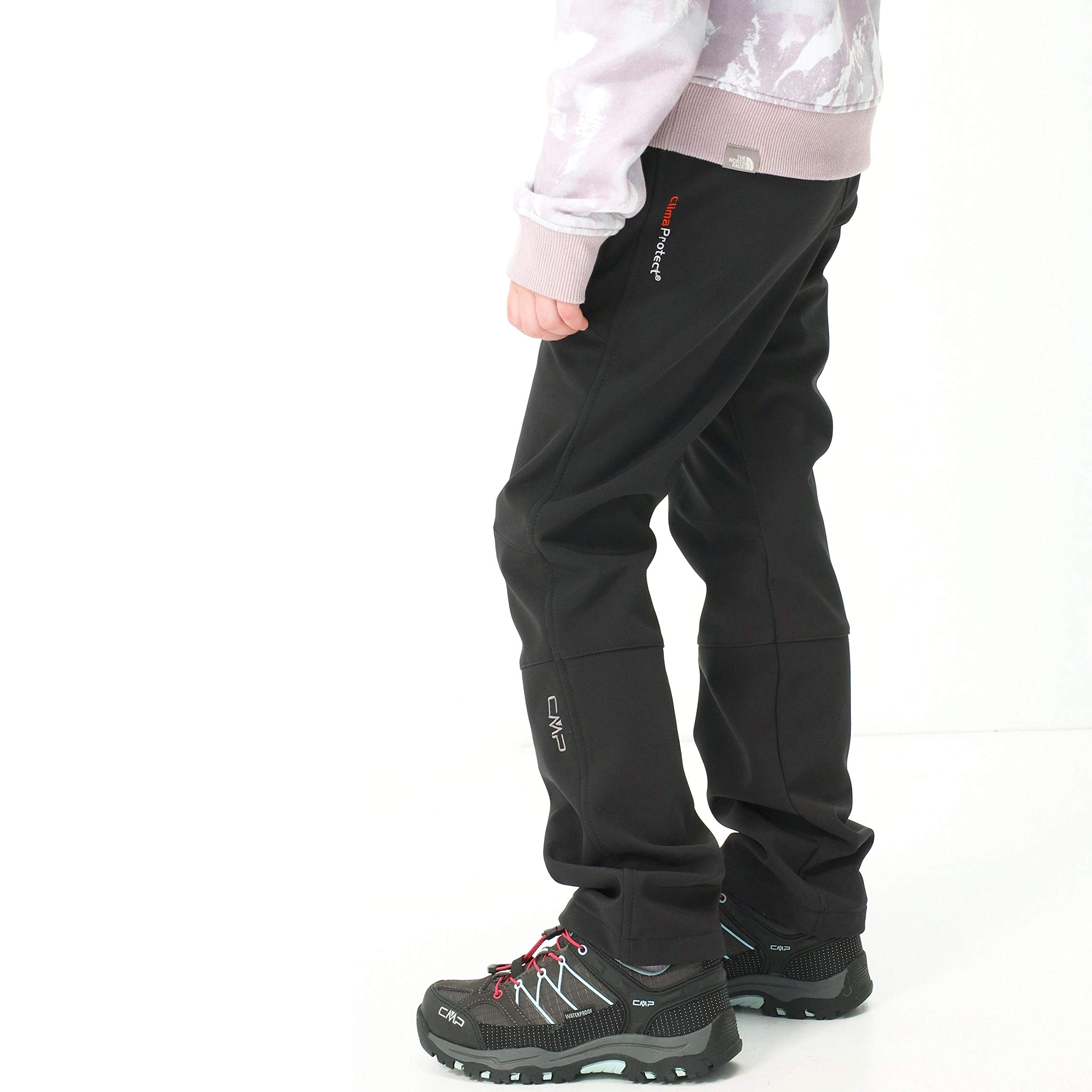 CMP Pantalones Softshell Con Tecnología Climaprotect Pantalones Softshell Con Tecnología Climaprotect, Niñas, Nero, 128