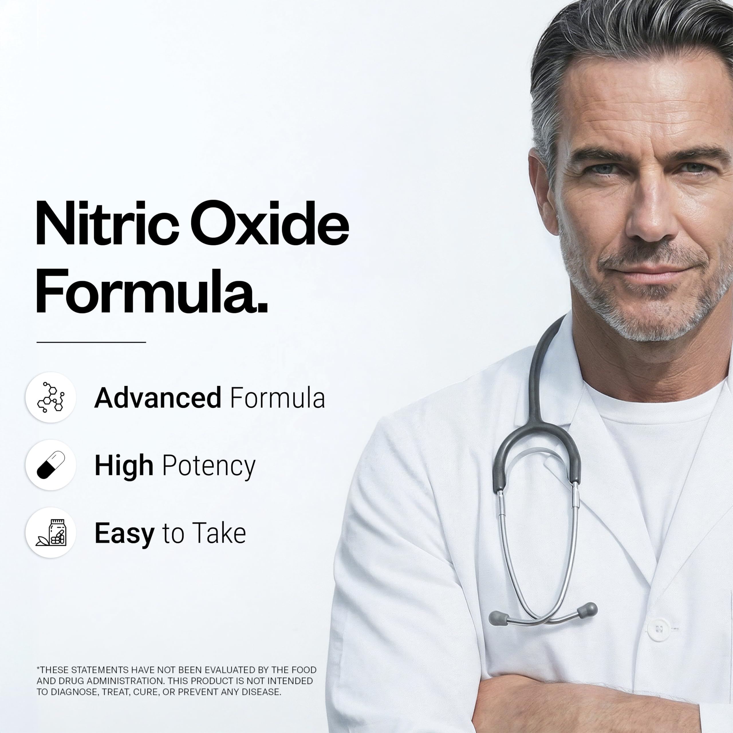 Supersmart - Nitric Oxide Formula (Advanced Formula) - with L-Citrulline Malate, L-Arginine AAKG, Vinitrox - Nitric Oxide Supplement for Men & Women | Non-GMO & Gluten Free - 90 Vegetarian Capsules — Amazon image 3