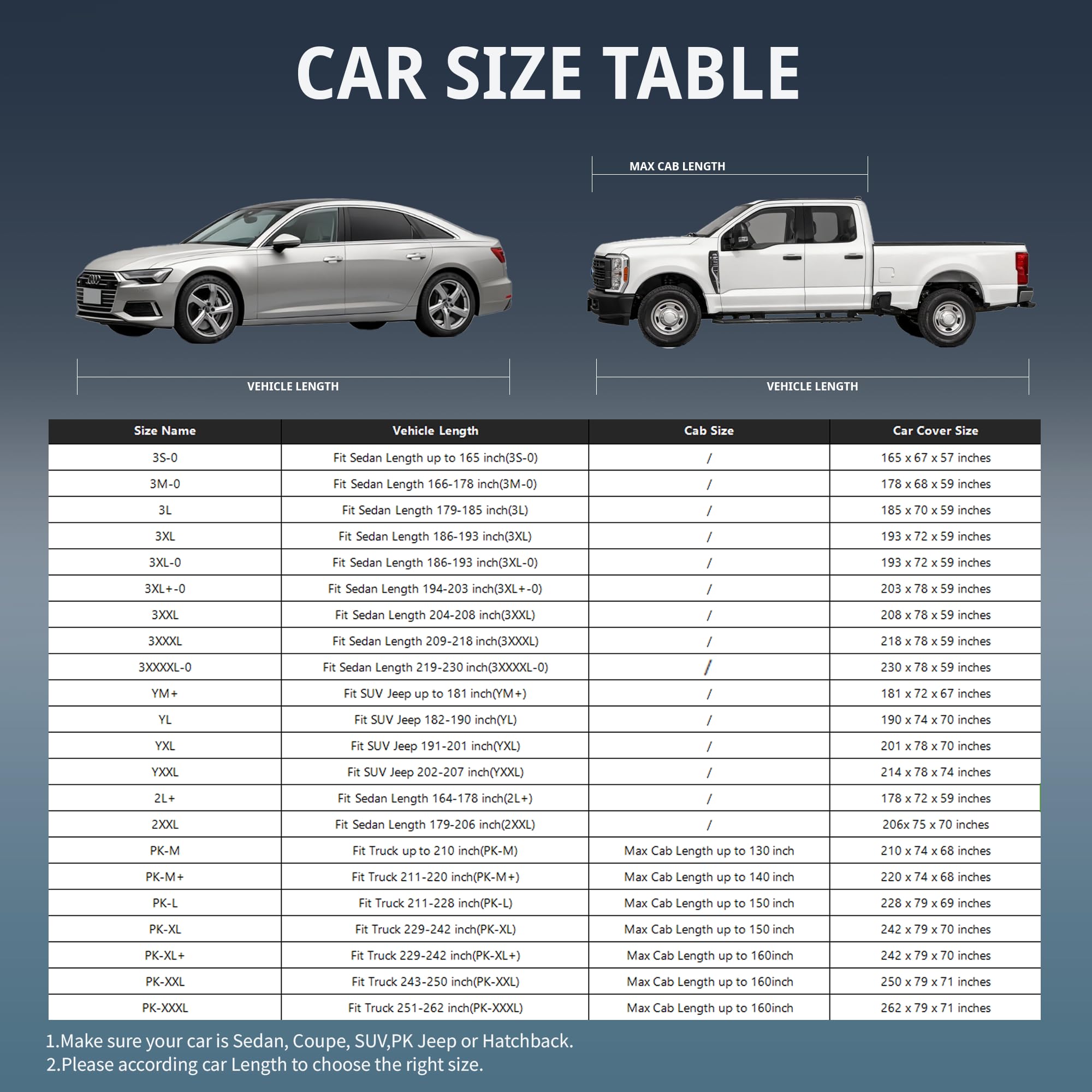 Car Cover Waterproof All-Weather,Heavy-Duty Outdoor Full Exterior Automobiles Snow Cover for SUV 181-190 inch,with Sun Visor,Anti-Scratch Cotton Lining & Zippered,Towel&Storage Bag — view 8