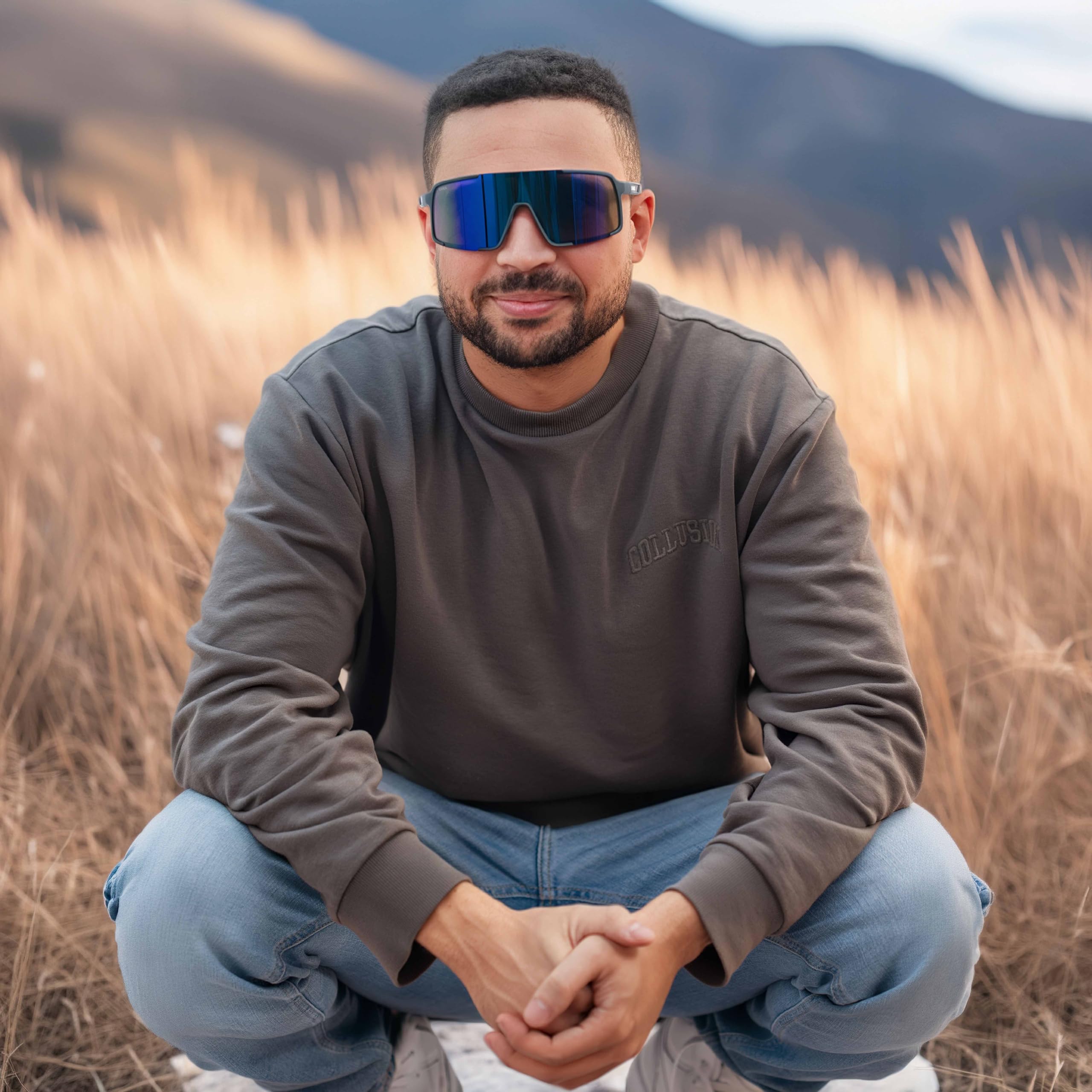 Uvex Cellon - Gafas de sol deportivas para hombre y mujer, ligeras, con lentes de espejo