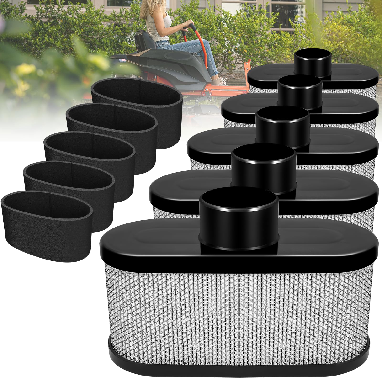 リファプロ Amazon.com: 5 Pack 11013-0752 Air Filter Compatible with Kawasaki