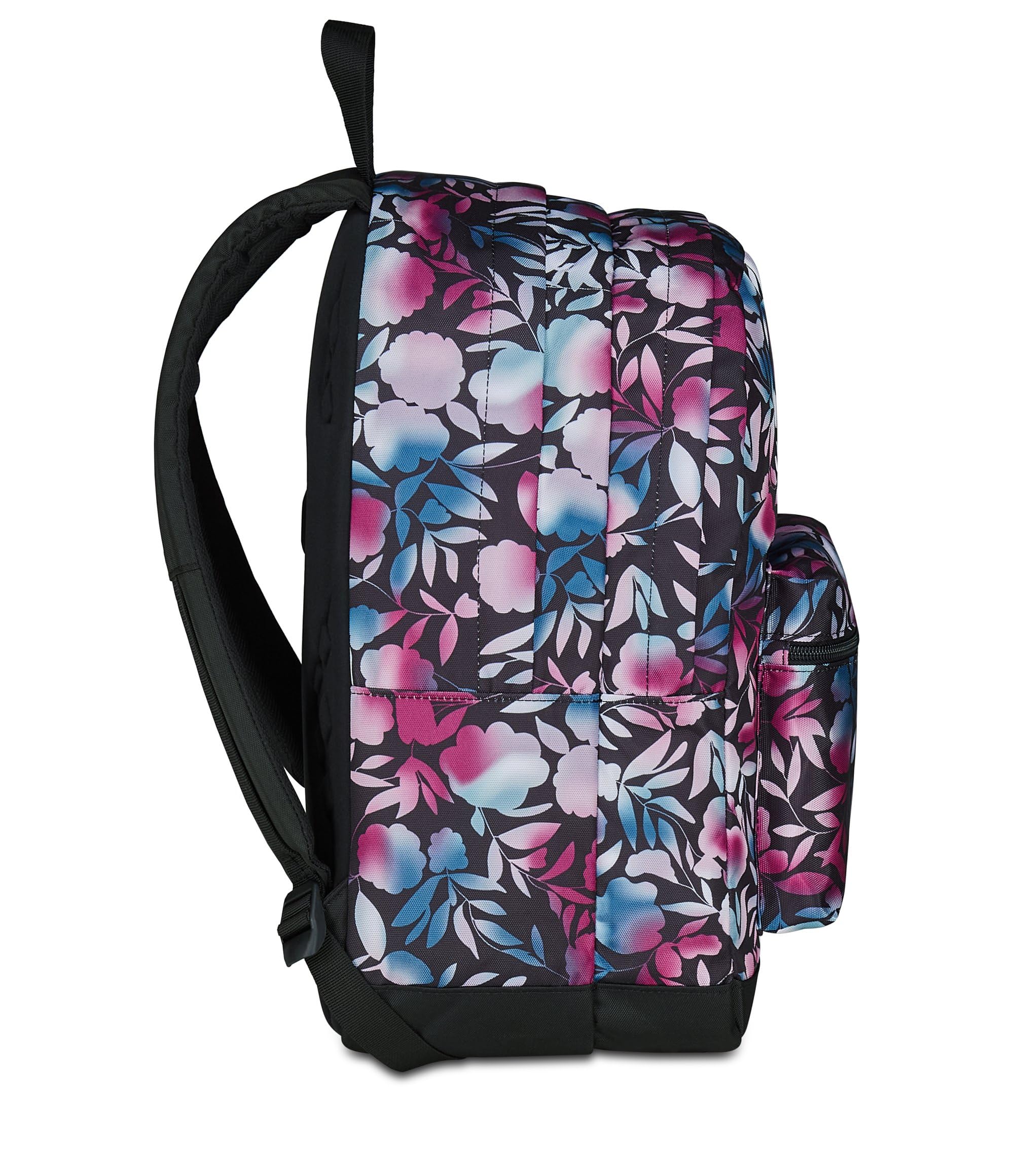 Seven Zaino Scuola Pro XXL con Cuffie Wireless, Floreale, Tasca Interna Porta PC, 32 L, Scuola Media e Superiore, Zaino Ragazza