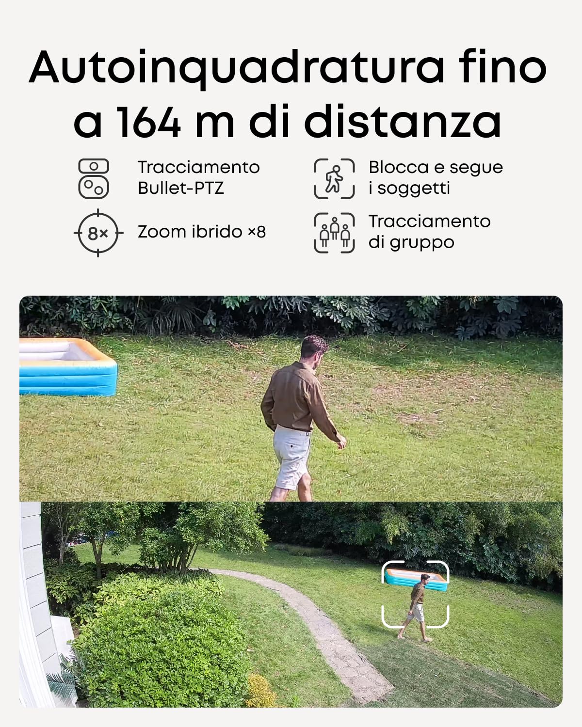 eufy Security, PoE Videosorveglianza Esterno NVR S4 Max, Telecam Bullet-PTZ 16 MP triplo obiettivo,PTZ 360°, zoom auto x8, ricerca video smart, Traccia multi-telecam, Visione nott a colori,24/7,HD 2TB
