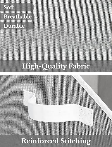 Miniatura 3 de StorageWorks Contenedores de almacenamiento para armario, caja de almacenamiento trapezoidal para estantes, contenedores de tela para armario y