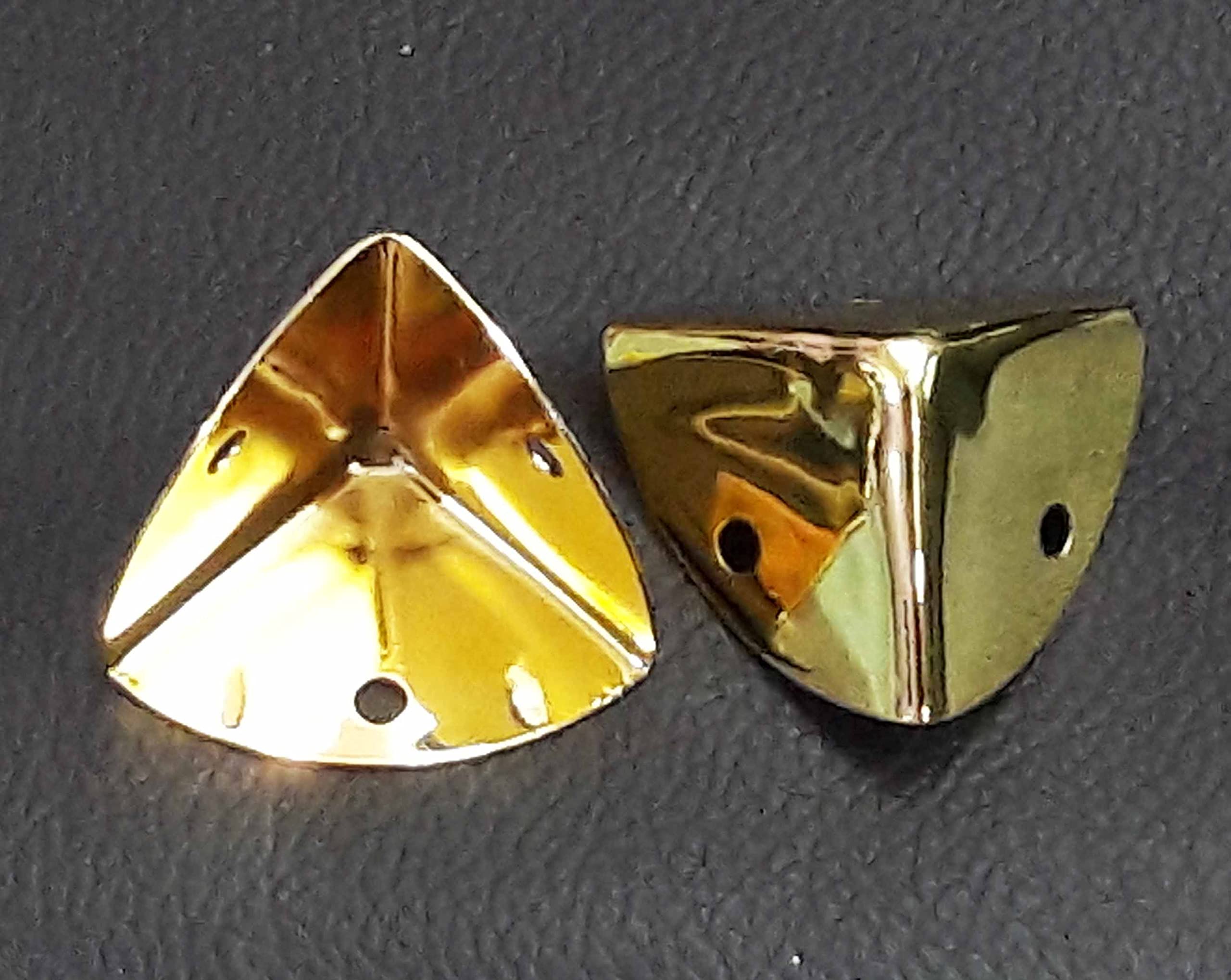 Wooden Jewelry Box Corner Protectors - Golden -1