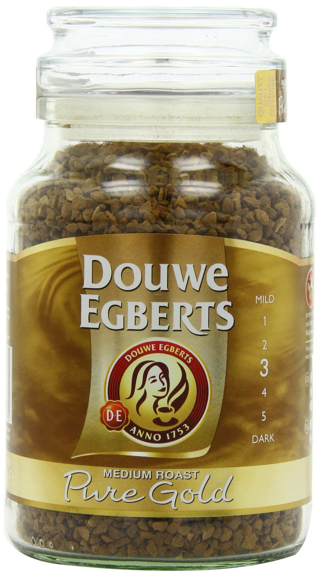 Buy Douwe Egberts Pure Gold Instant Coffee, Medium Roast, 7.05Ounce