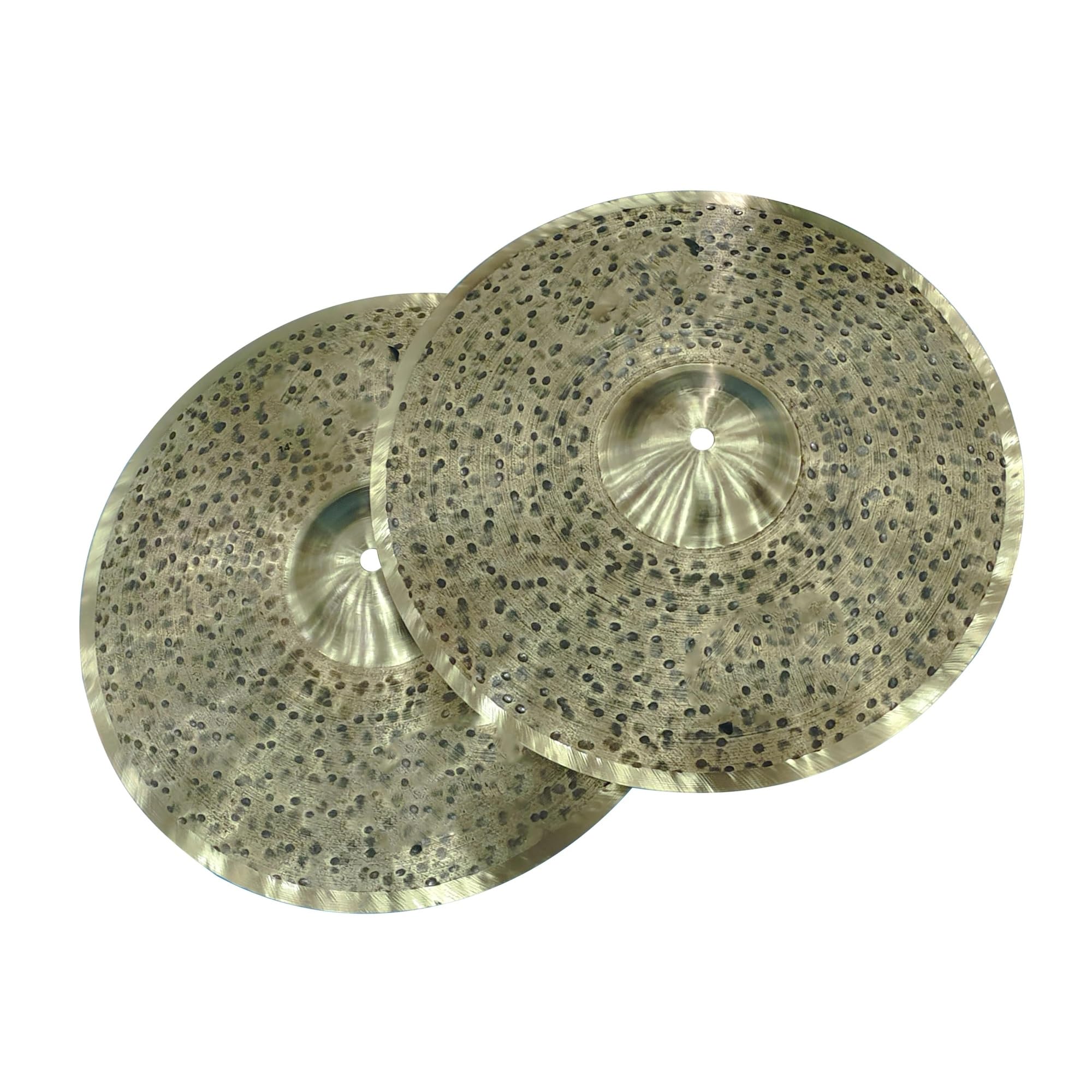 Set de cymbales Cymbales Hihat B25 Faites À La Main De 14 Pouces Avec Son Professionnel