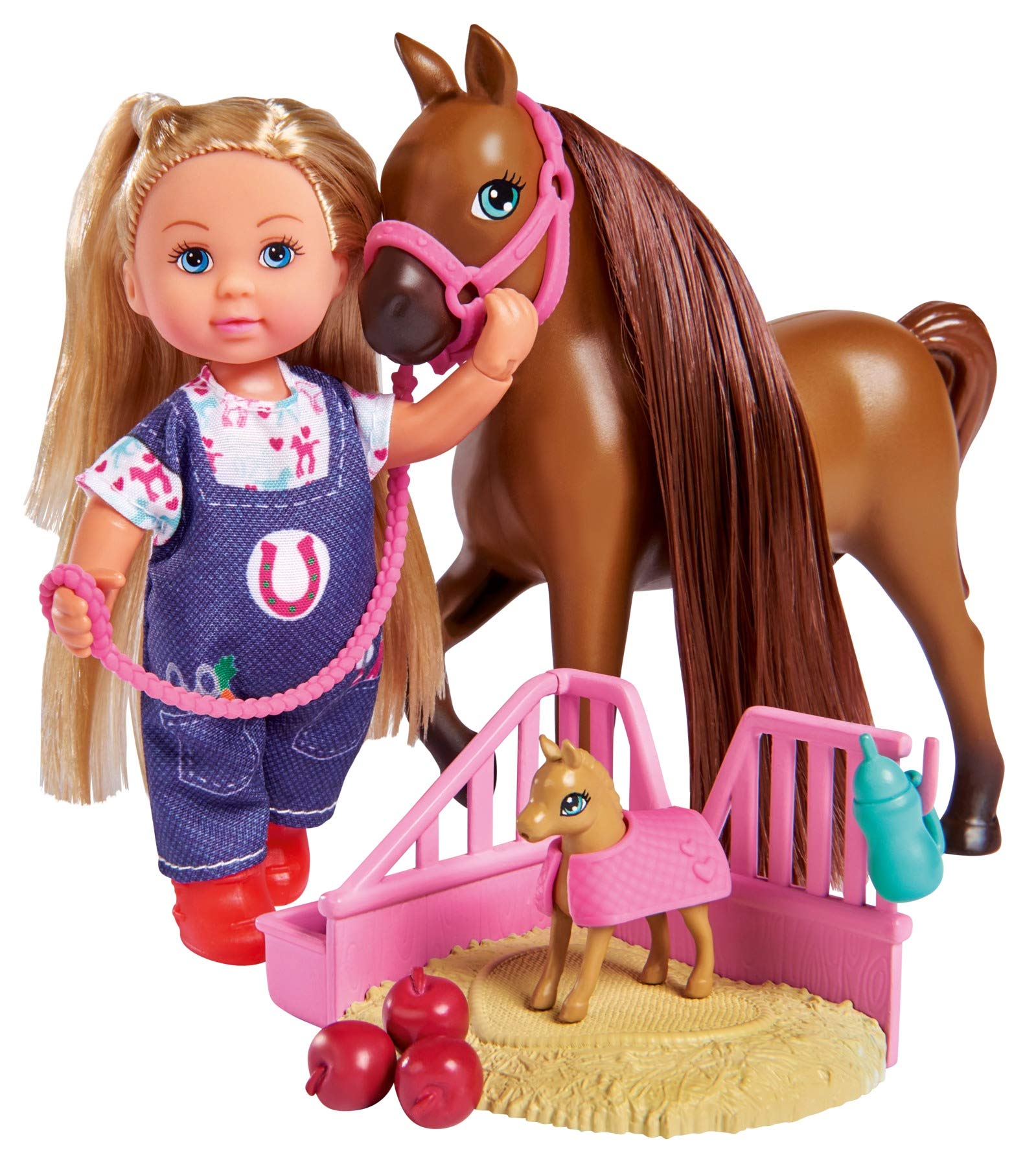 Simba 105733487 Evi Love Veterinary Clinic Horse Doll, Assorted