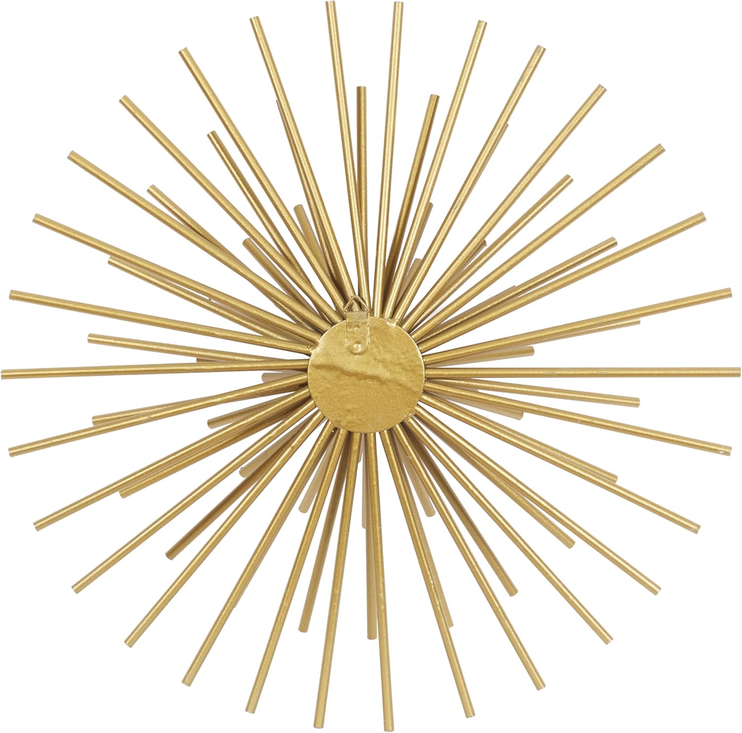 Golden Radiance Metal Starburst Wall Sculptures, Set of 3