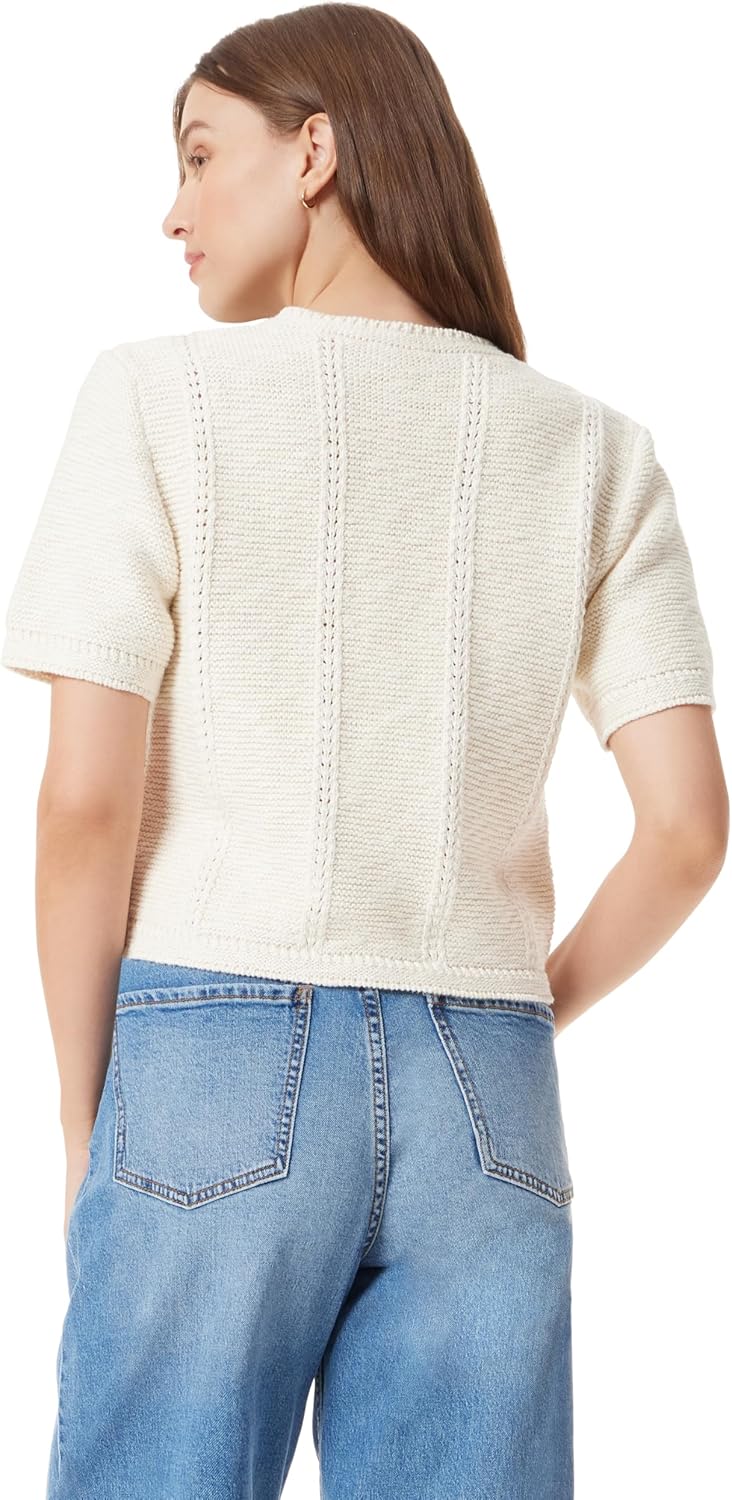 Sam Edelman Womens Colleen Short Sleeve Cardigan Standard - Image 3