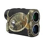 WOSPORTS Hunting Rangefinder, 800 Yards Laser Range Finder with Bow Hunting Mode (Angle, Height, Horizontal Distance), Target Lock Vibration, Scanning, Carrying Case Included