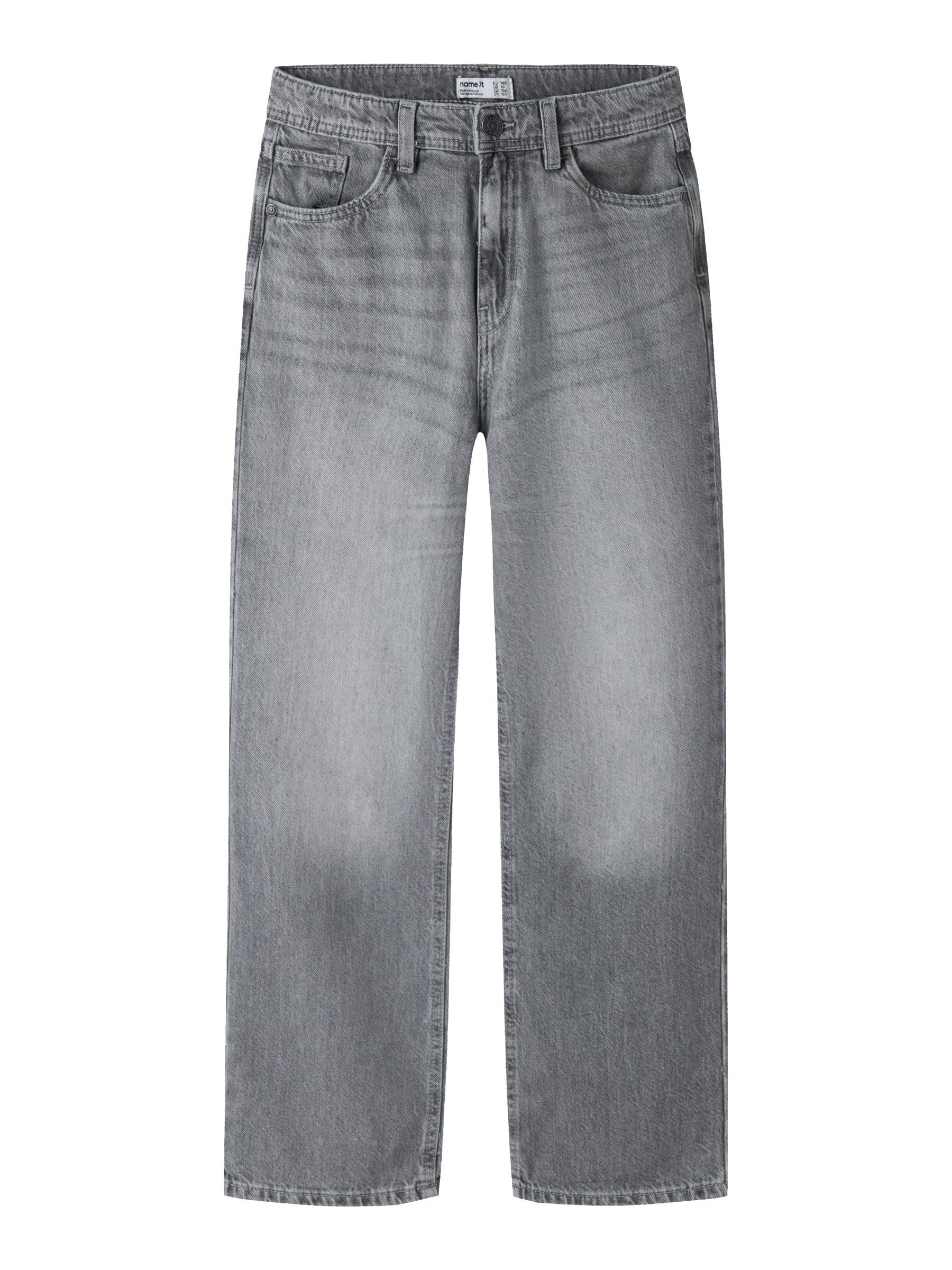 Name It Straight Jeans Grey Denim 10Y (138Cm)