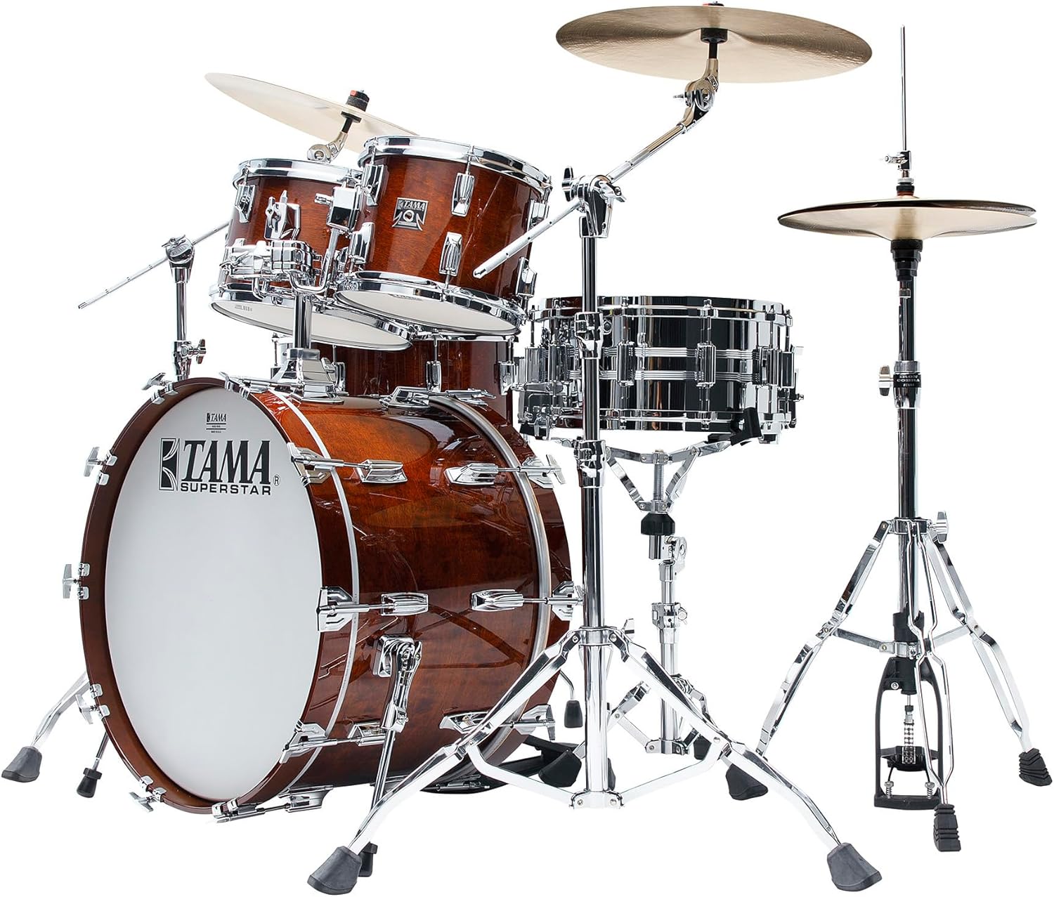 Tama 50th Limited Superstar Reissue 4-piece Shell Pack - Super Mahogany