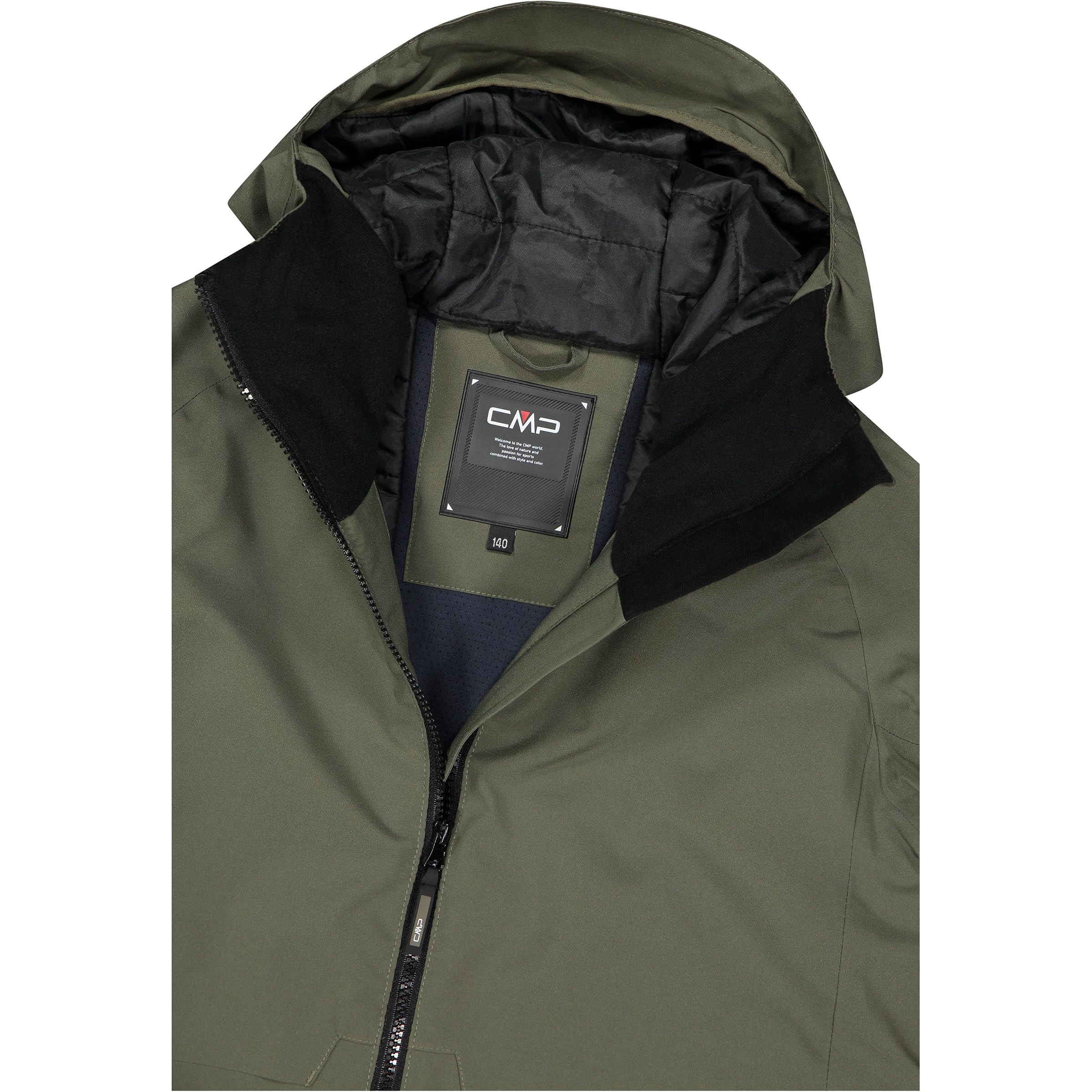 CMP Giacca Sci Da Bambino Con Cappuccio Fisso Giacca sci da bambino con cappuccio fisso Unisex - Bambini e ragazzi