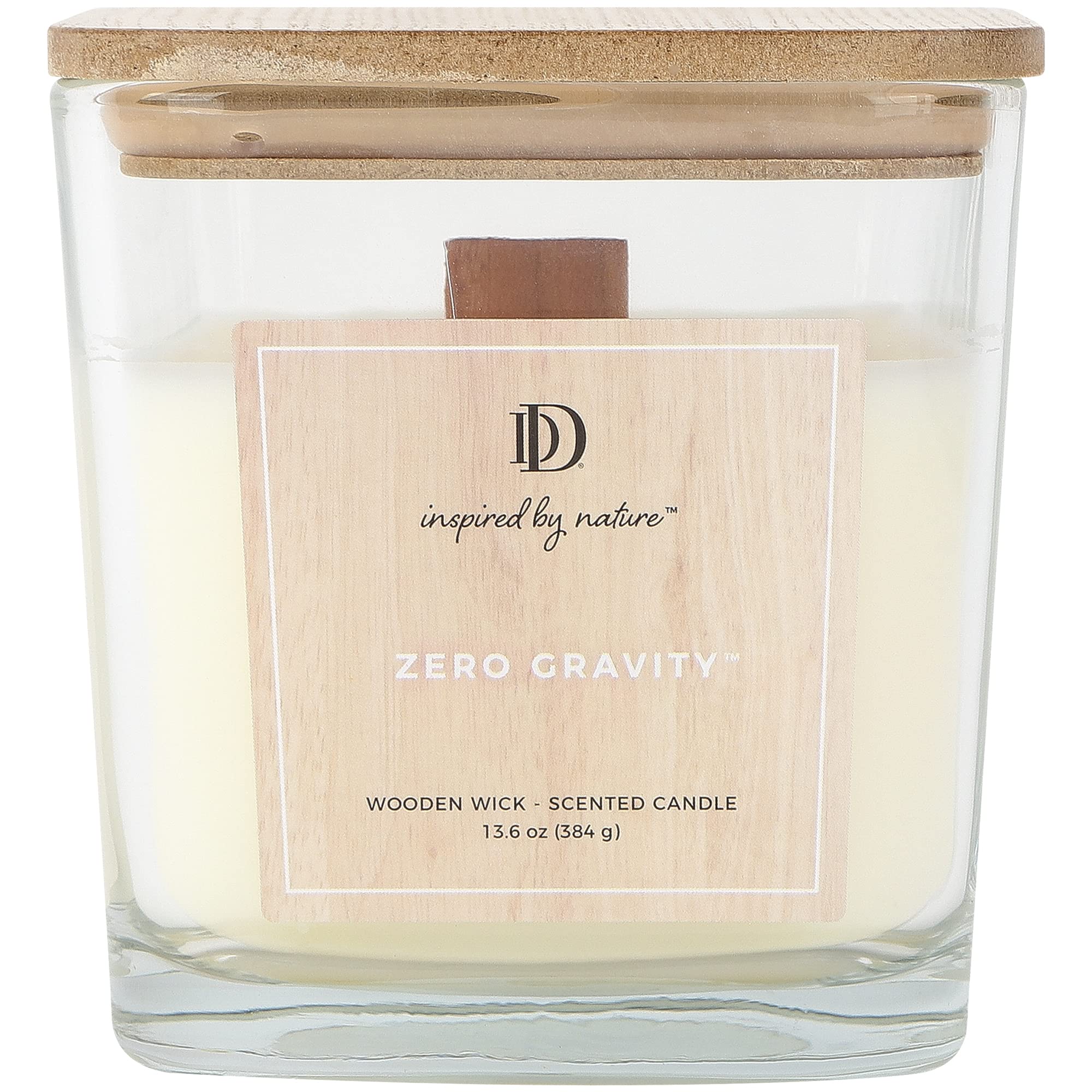 Zero Gravity Square Jar Candle, 13 Ounces