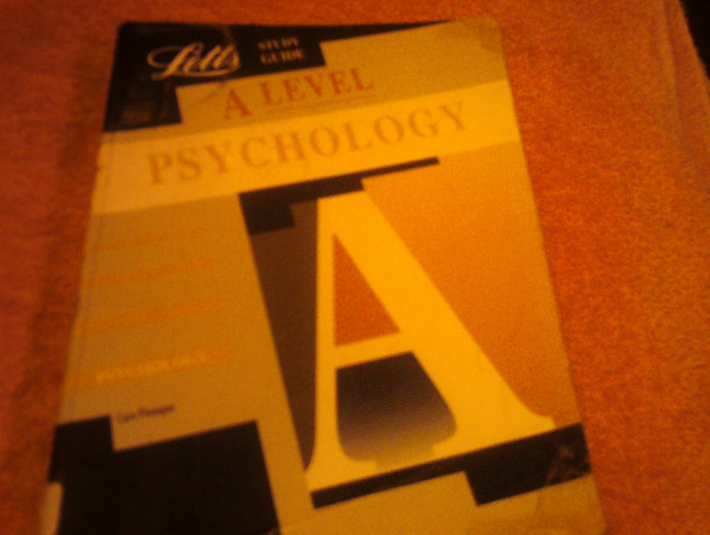 A-level Psychology (Letts Educational A-level Study Guides)