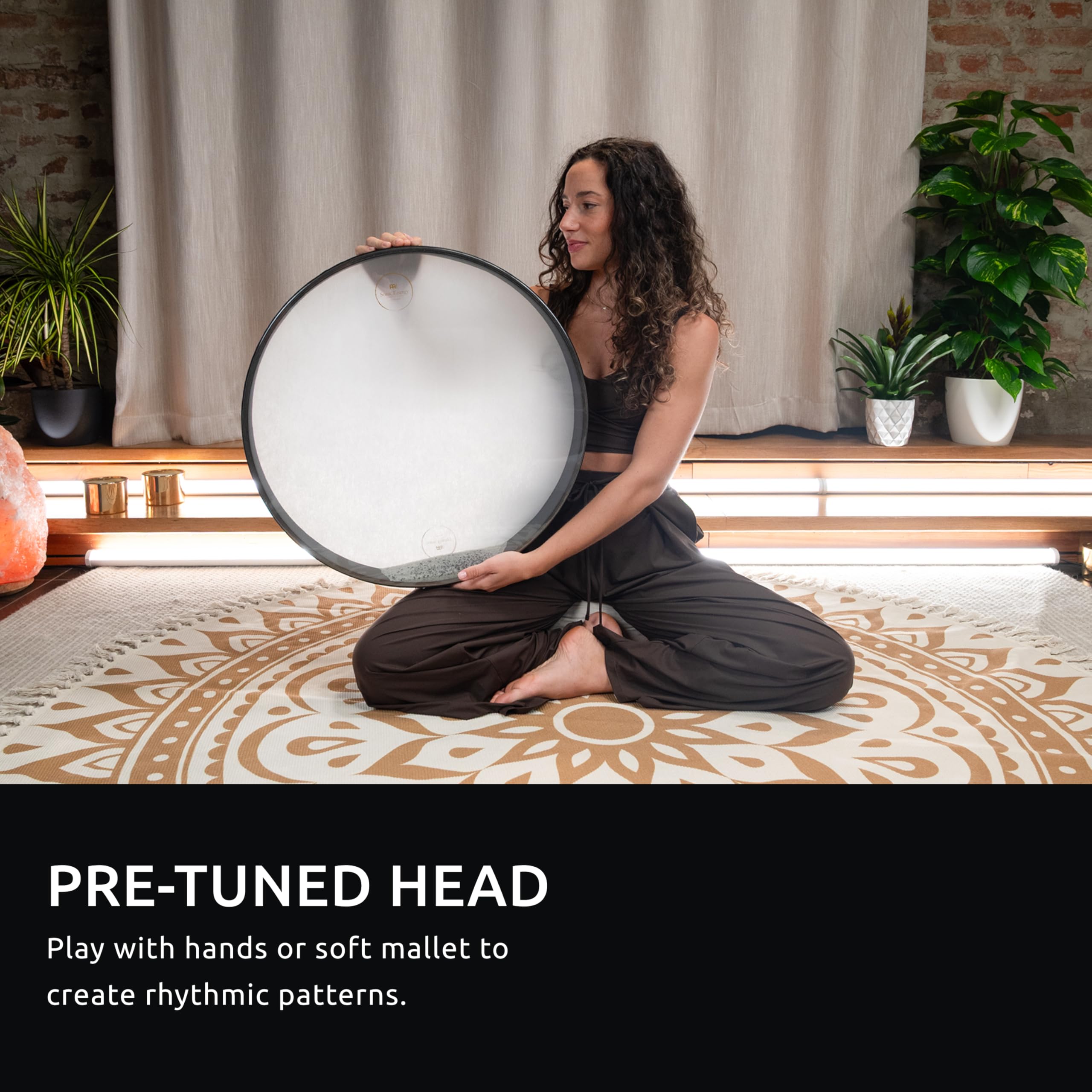 Meinl Sonic Energy - Tambor de olas de 55,88 cm, efecto de surf oceánico para meditación, ASMR, terapia de sonido, yoga