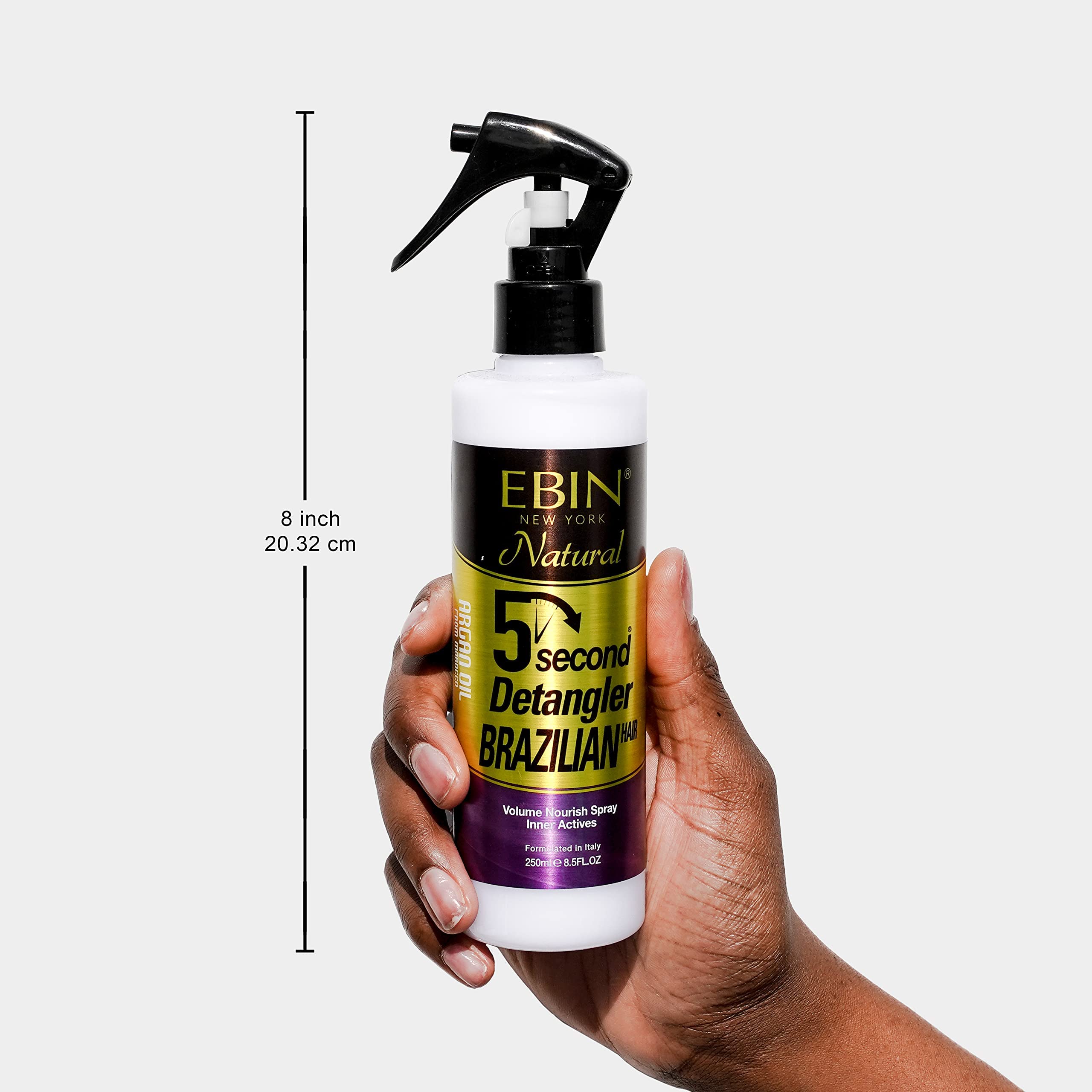 EBIN NEW YORK Démêlant 5 secondes pour cheveux naturels 8,5 oz / 250 ml