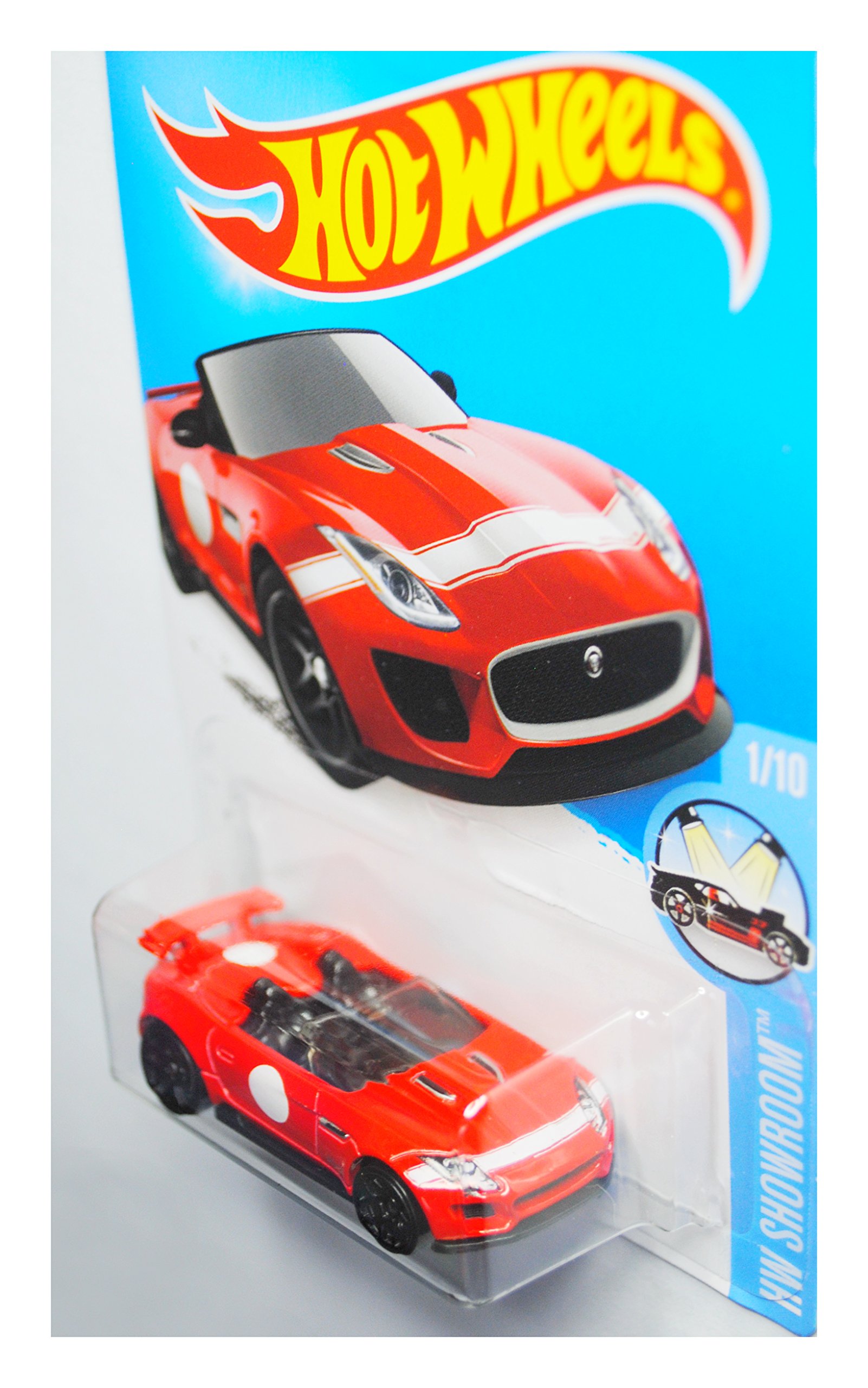 Hot Wheels, 2016 Hw Showroom, 15 Jaguar F Type Project 7 [Red