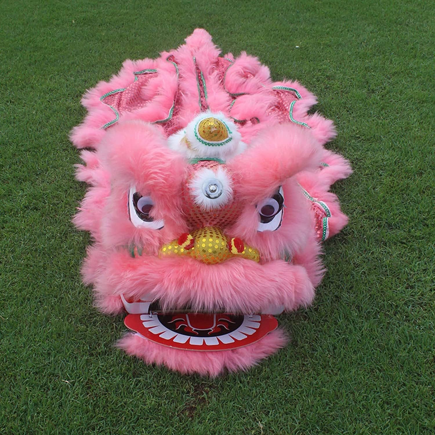 Amazon.com: Chinese Wool Lion Dance Lion Dance Head Traditional