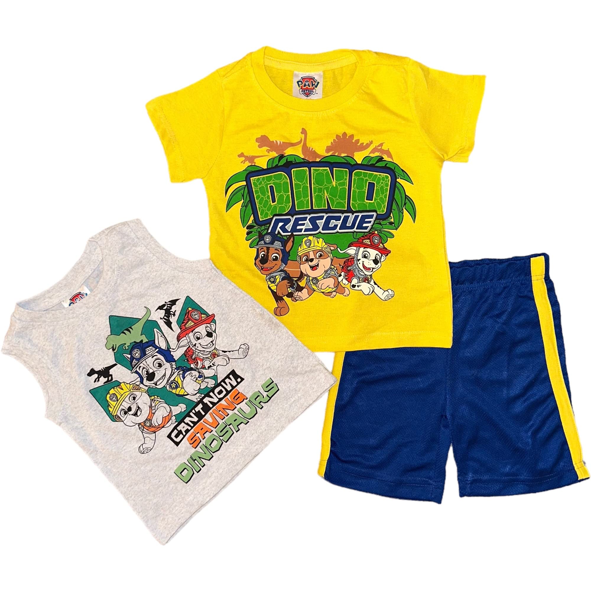 NickelodeonPaw Patrol Little Boys Three-Piece Short Set