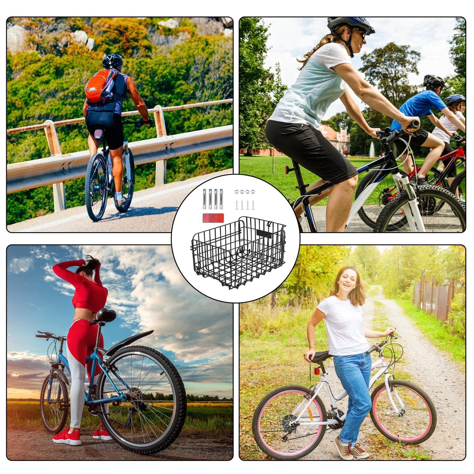 Fahrradkorb Großer Packtaschen-Träger Fahrradzubehör