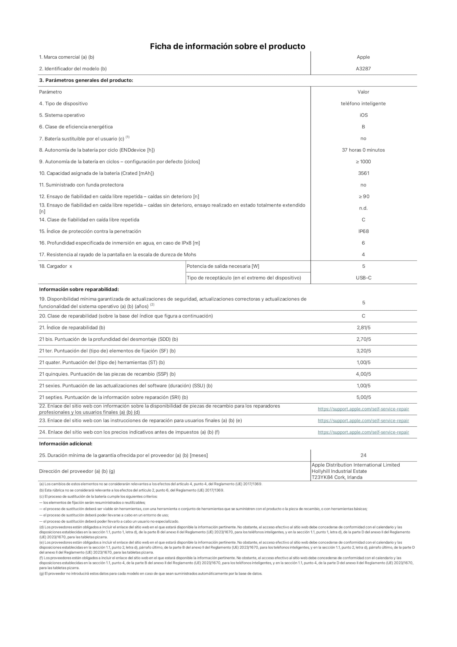 Apple iPhone 16 de 128 GB: Smartphone 5G con Control de Cámara, Chip A18 y un subidón en autonomía. Compatible con los AirPods; Blanco — view 7