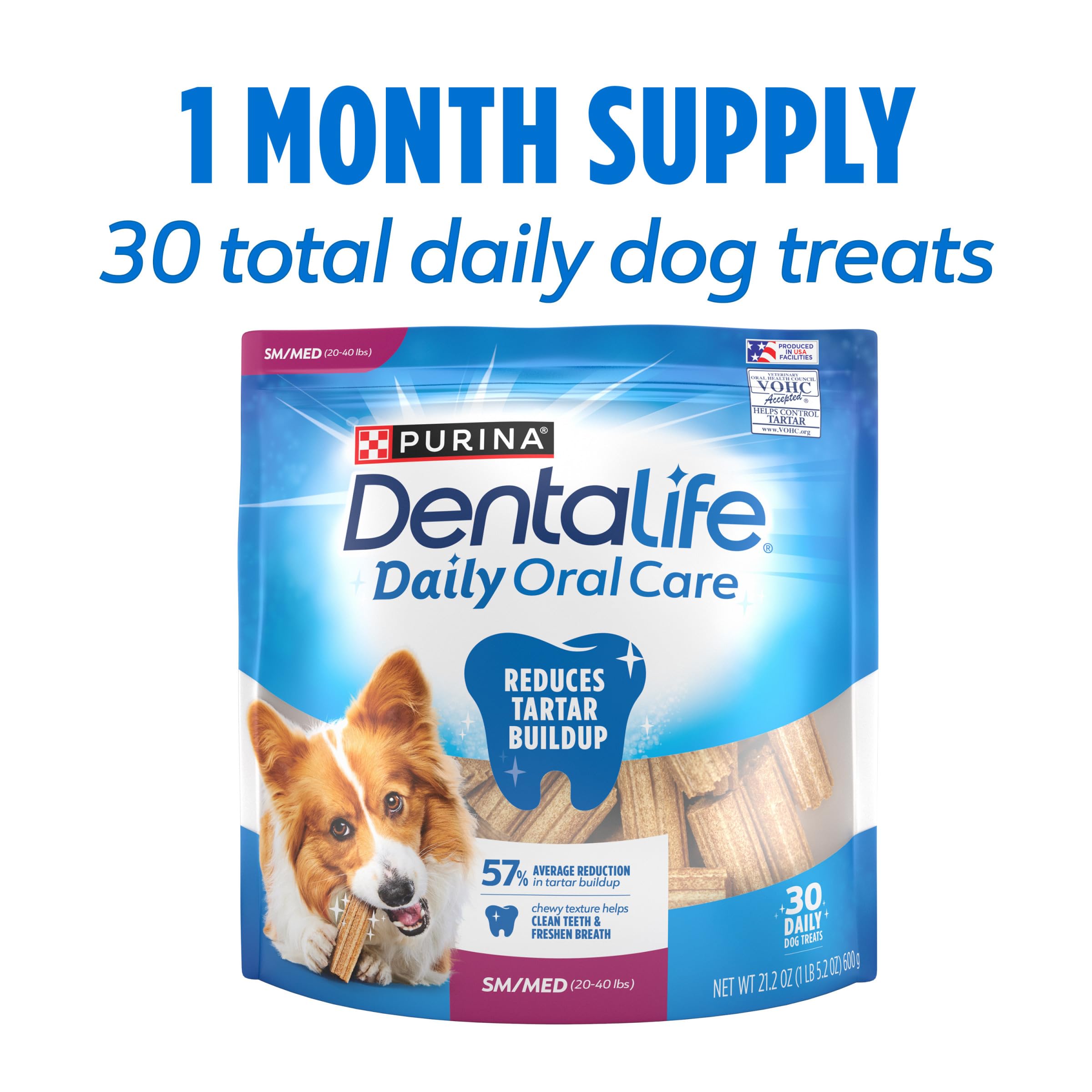Purina DentaLife Daily Oral Care Dog Dental Chews for Small and Medium Breed Dogs - 30 ct. - image 3