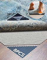 Vista 15 de Veken - Base antideslizante y gruesa para colocar debajo de tapetes, apta para pisos de madera y baldosa, mantén tus tapetes seguros y fijos en su