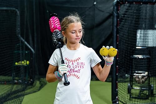 Miniatura 7 de Entrenador de swing de béisbol y sóftbol y 12 bolas de espuma duraderas, resistencia al aire, herramienta de entrenamiento de béisbol y softbol,