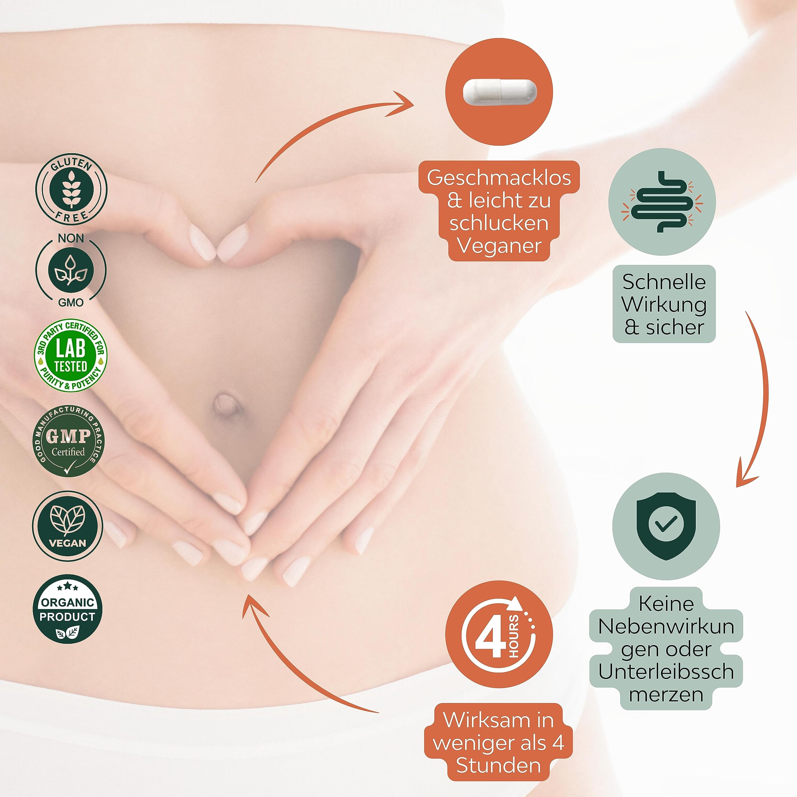 Abführmittel schnell wirkend LAX+, Stuhlweichmacher, 100% natürlich mit Aloe Vera, stark bei Verstopfung, lindert Verstopfung mit Papaya, Arraklan, Kardamom, Fenchel, Senna, Pflanzen